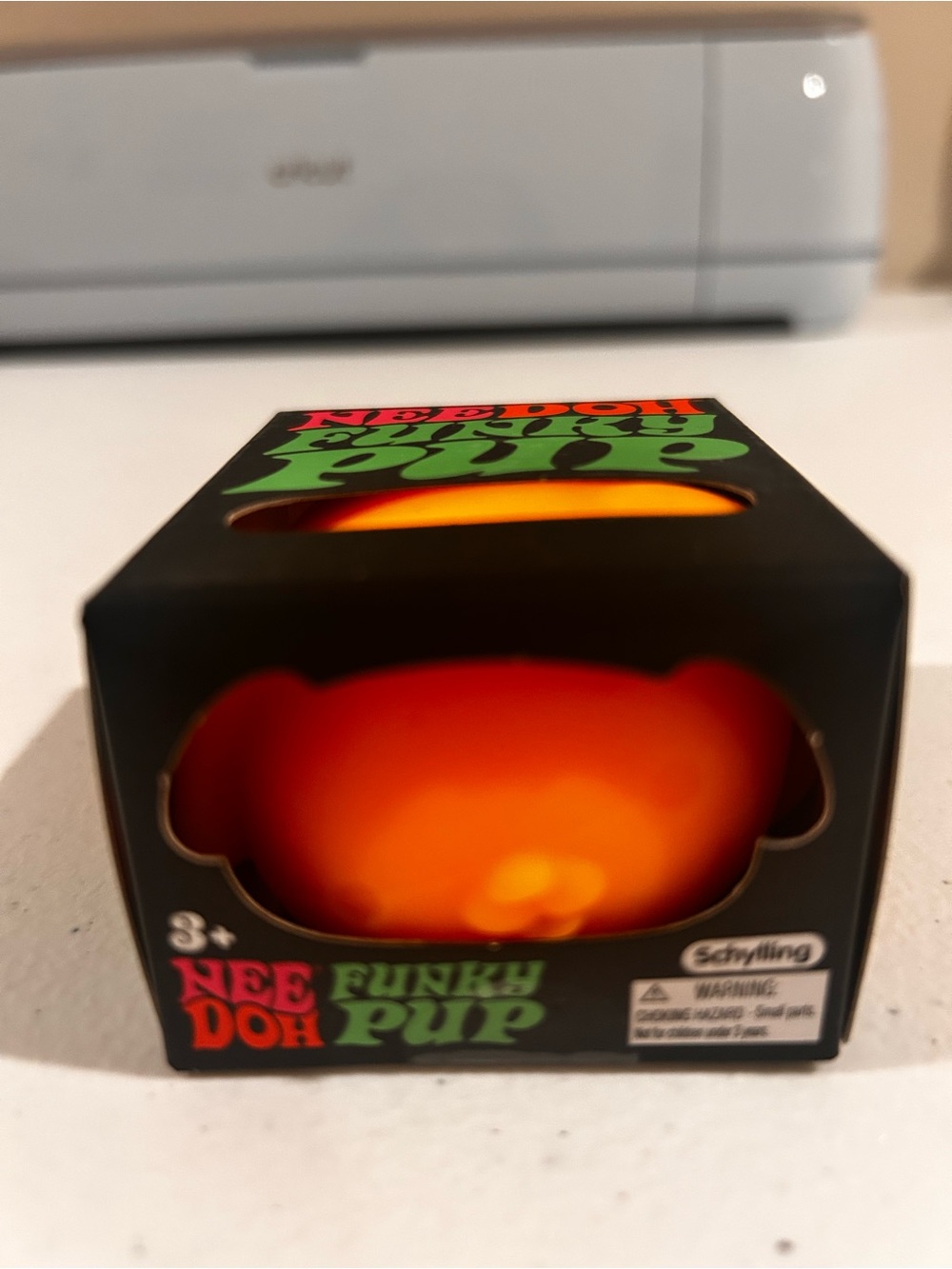 Nee Doh Funky Pup - Orange. New. Authentic